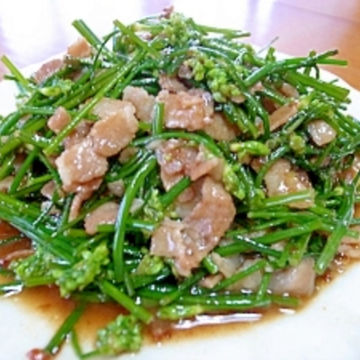 花ニラと豚肉の炒め物 レシピ 作り方 By 根岸農園 楽天レシピ 花ニラと豚肉の炒め物 レシピ 作り方 By 根岸農園 楽天レシピ